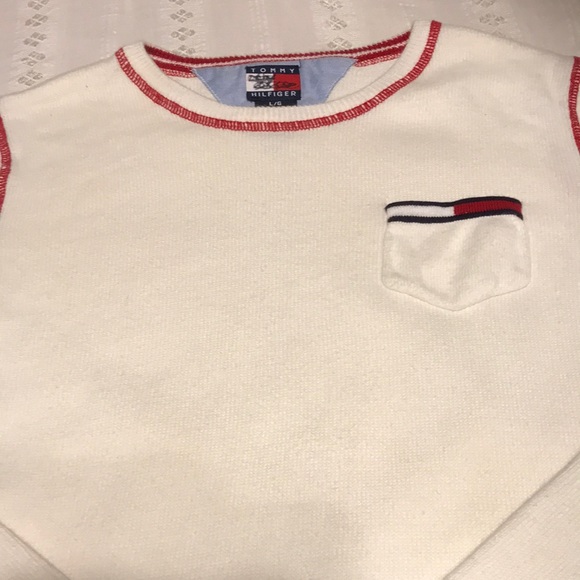 Girls Tommy Hilfiger Ivory Sweater - Picture 2 of 14
